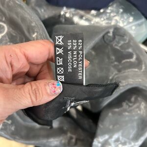 Roccobarocco Gray Patterned scarf